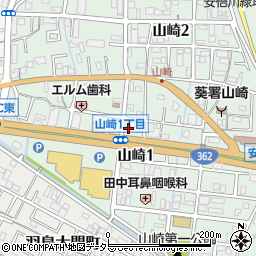 ミニストップ静岡山崎店周辺の地図
