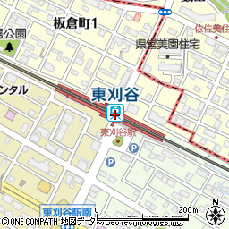 愛知県刈谷市周辺の地図