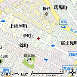 静岡県静岡市葵区茶町周辺の地図