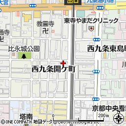 京都府京都市南区西九条開ケ町163-3周辺の地図