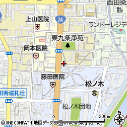 京都府京都市南区東九条宇賀辺町66周辺の地図