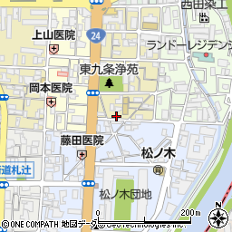京都府京都市南区東九条宇賀辺町70周辺の地図