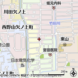 京都府京都市山科区西野大鳥井町118-115周辺の地図
