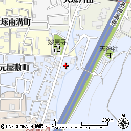 京都古紙センター周辺の地図