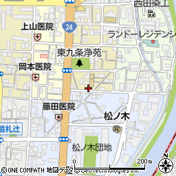京都府京都市南区東九条宇賀辺町71周辺の地図