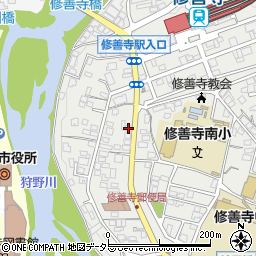 静岡県伊豆市柏久保525周辺の地図