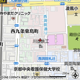 京都府京都市南区東九条西山町13周辺の地図