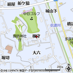 愛知県知多市佐布里棟守周辺の地図