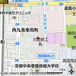 京都府京都市南区東九条西山町14周辺の地図