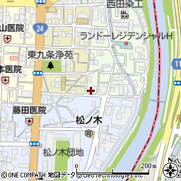 京都府京都市南区東九条北松ノ木町1周辺の地図