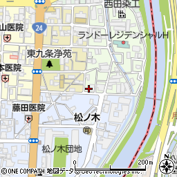 京都府京都市南区東九条北松ノ木町1周辺の地図