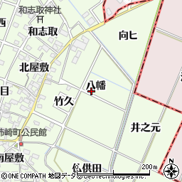 愛知県安城市柿碕町周辺の地図
