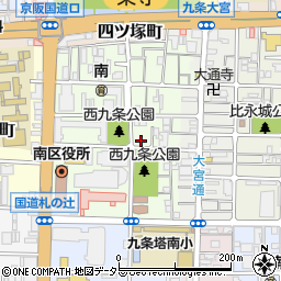 京都府京都市南区西九条南田町65周辺の地図