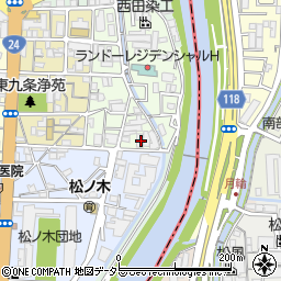 京都府京都市南区東九条北松ノ木町8周辺の地図