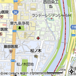 京都府京都市南区東九条北松ノ木町1-1周辺の地図