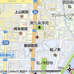 京都府京都市南区東九条宇賀辺町65周辺の地図