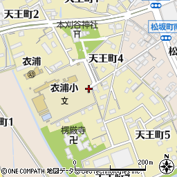愛知県刈谷市天王町周辺の地図