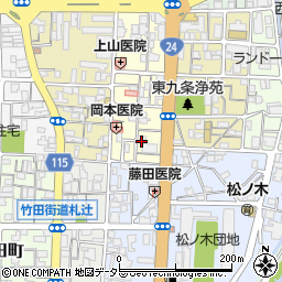 京都府京都市南区東九条東御霊町61周辺の地図