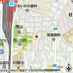 京都府京都市西京区川島北裏町13周辺の地図
