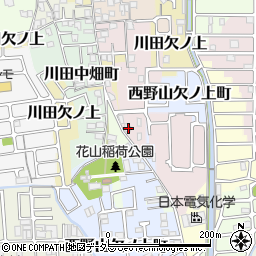 京都府京都市山科区西野山南畑町19周辺の地図