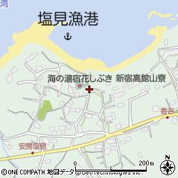 千葉県館山市塩見周辺の地図