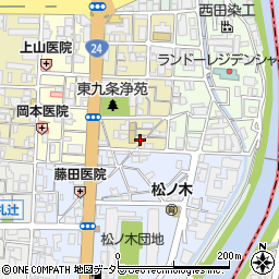 京都府京都市南区東九条宇賀辺町74周辺の地図