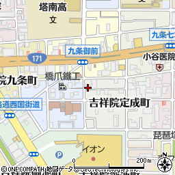 京都府京都市南区吉祥院定成町18周辺の地図