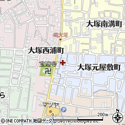 京都府京都市山科区大塚元屋敷町29周辺の地図