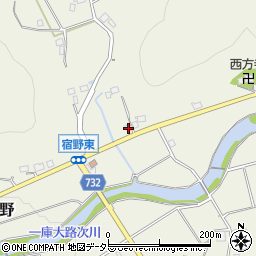 大阪府豊能郡能勢町宿野1870周辺の地図