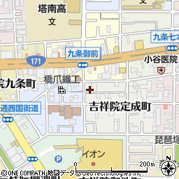 京都府京都市南区吉祥院定成町18-7周辺の地図