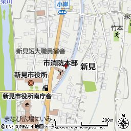 岡山県新見市新見317周辺の地図