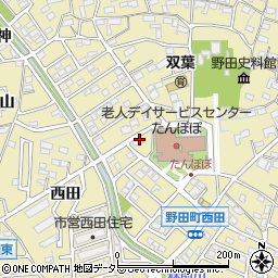 愛知県刈谷市野田町西田81周辺の地図