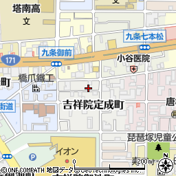 京都府京都市南区吉祥院定成町20周辺の地図