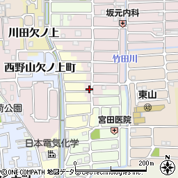 京都府京都市山科区西野大鳥井町118-104周辺の地図