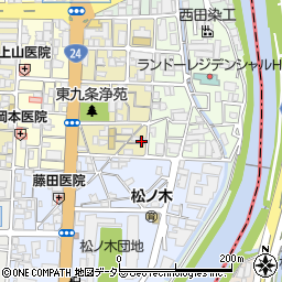 京都府京都市南区東九条宇賀辺町76周辺の地図