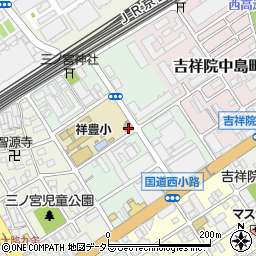 京都市　公設民営児童館祥豊児童館周辺の地図