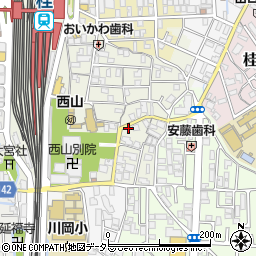 京都府京都市西京区川島北裏町12周辺の地図