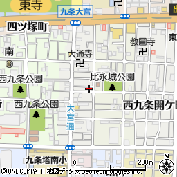 京都府京都市南区西九条比永城町26-7周辺の地図
