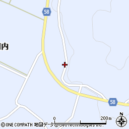 広島県庄原市比和町三河内1777周辺の地図
