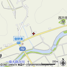 大阪府豊能郡能勢町宿野569周辺の地図