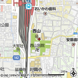 京都府京都市西京区川島北裏町周辺の地図