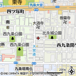 京都府京都市南区西九条比永城町26-11周辺の地図