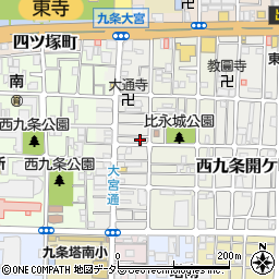 京都府京都市南区西九条比永城町26-8周辺の地図