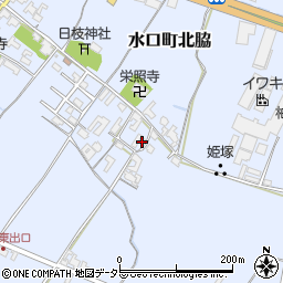 滋賀県甲賀市水口町北脇731周辺の地図