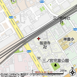 京都府京都市南区吉祥院三ノ宮西町8周辺の地図