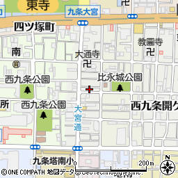 京都府京都市南区西九条比永城町26-3周辺の地図