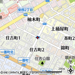 静岡県静岡市葵区葵町周辺の地図