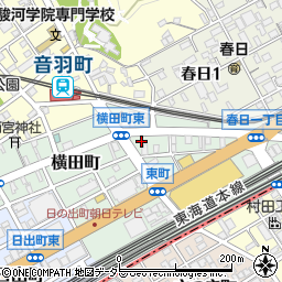 横山商店周辺の地図