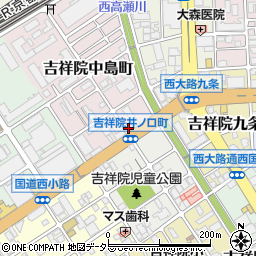 京都府京都市南区吉祥院中島町42周辺の地図