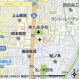 京都府京都市南区東九条宇賀辺町60周辺の地図